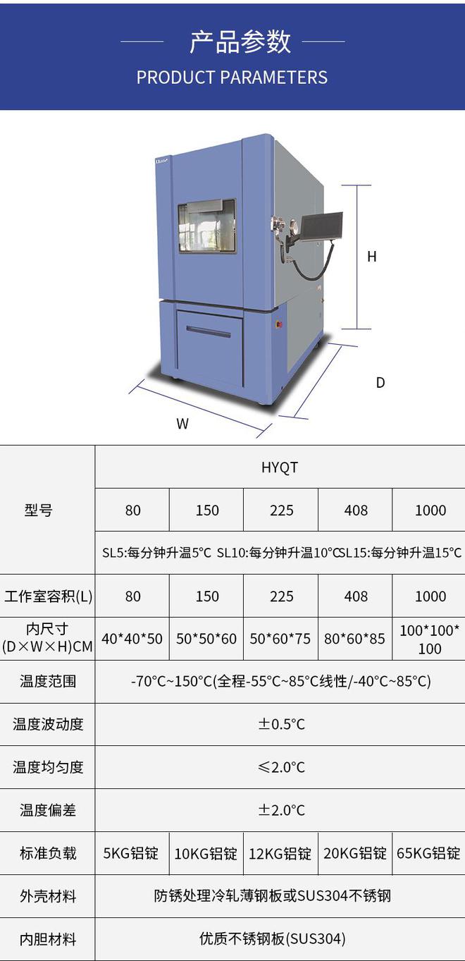 GJB-1032-2020標(biāo)準(zhǔn)快速溫度變化試驗(yàn)箱