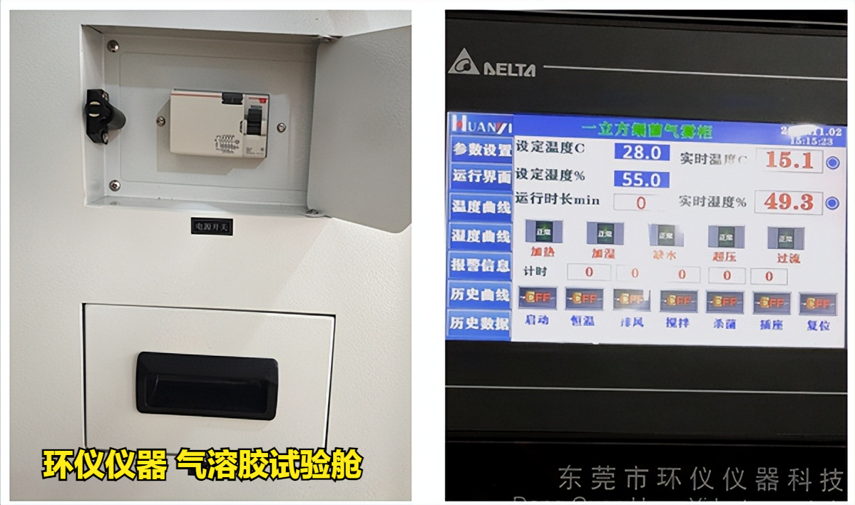 氣溶膠試驗艙(圖3)