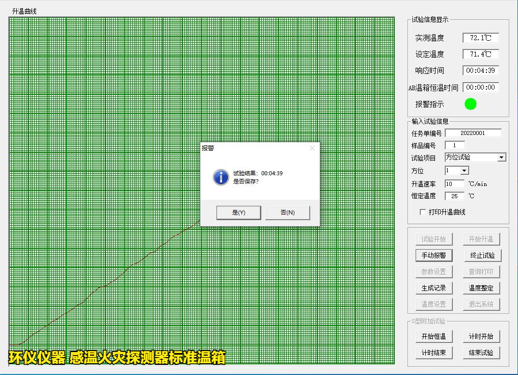感溫火災(zāi)探測器標(biāo)準(zhǔn)溫箱的方位試驗(yàn)(圖4)